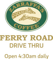 Zarraffas Ferry Logo